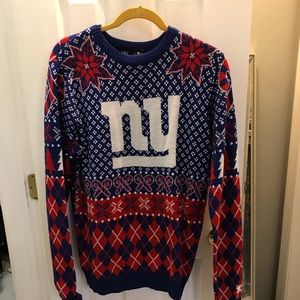 NY GIANTS Holiday Sweater NFL
